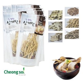 Cheongsol 건강한 삼계탕 재료 110g(봉)  10개 Healthy Samgyetang Ingredients 110g (Pack) 10 Pieces