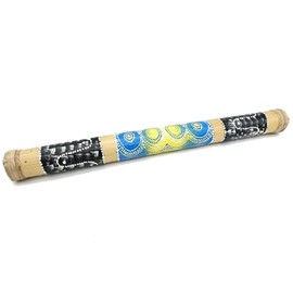 Sacred Essence Bamboo Rainmaker Rainstick 80cm - Hand Painted, Extra Wide