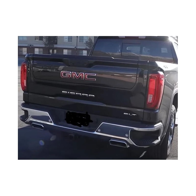 GMC 2019 - 2025 Sierra 1500 Rear RED GMC Emblems