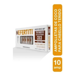 Ampolletas Para Cabello Seco o Maltratado Anti Frizz Nefertiti