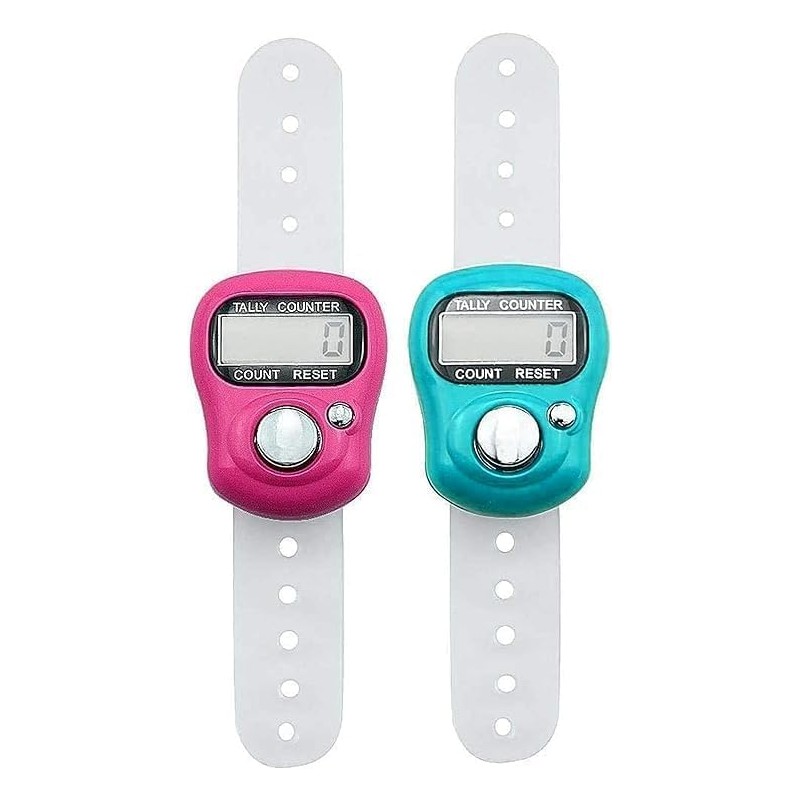 Digital Finger Ring Tally Counter with 5-Digit LCD Display –