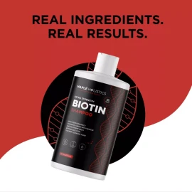 Maple Holistics Champú Ultra Biotin Anticaída Con Queratina Y Argán, Maple