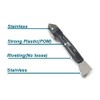 ORXPLUS Tools Silicone Remover Scraper Sealant, Caulk Caulking Removal Tool