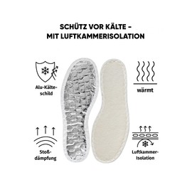 Bama Alutherm Airtech Insoles (Alutherm Airtech) - silver, size: 43 EU