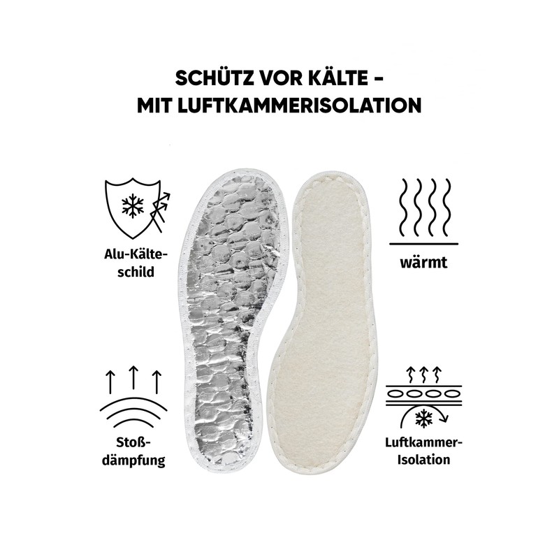 Bama Alutherm Airtech Insoles (Alutherm Airtech) - silver, size: 43