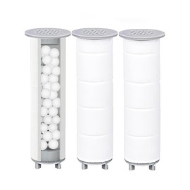 Heshare Shower Head Filter [Set of 3] Chlorine Remover Micro Nano Bubble
