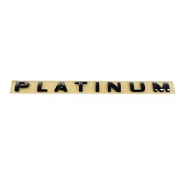 1PC Set Expedition Platinum Door Rear Emblem 3D Badge Nameplate Logo Letter Decal Fit for 150 250 350 (Gloss Black)