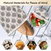 Sourdough Bread Bags & Proofing Bowl Covers, 2 Pack Reusable