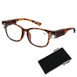 Reading Glasses with Light Bright LED Readers with Lights Magnifier Reading Glas