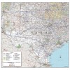 MapSherpa: Texas State Wall Map - 26 x 27 inch