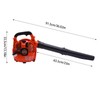 DCEHKR Gas Leaf Blower 25.4CC Leaf Blower Cordless with Detachable