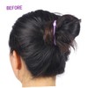 Gatuida Elastic Hair Scrunchie Bun Extension for Women Wavy Curly