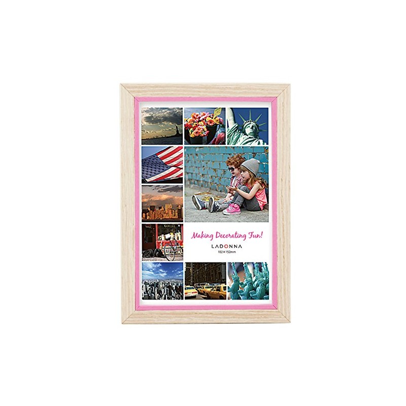 LADONNA 081189 AVANTI CW36-P-PK Picture Frame, Pink