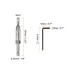 sourcing map Self Centering Drill Bit Set 5/64", 1/4" Hex