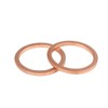X AUTOHAUX Copper Disc Flat Seal Ring Spacing for Car