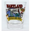 Maryland State Elements Map Shot Glass