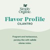 Simply Organic Cilantro Certified Organic, 0.78-Ounce Container