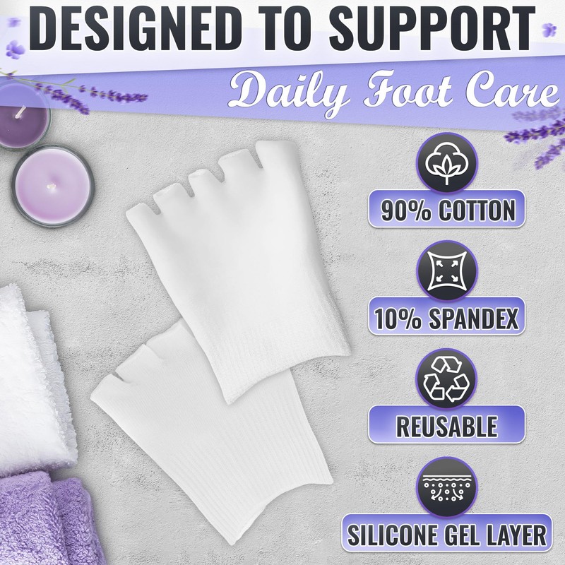 Gel Toe Separator Socks for Women – Gel Toe Compression