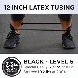 THERABAND Professional Latex Resistance Tubing with Handles For Upper-Body Exercise, Rehab and Conditioning