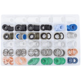 Dsnaduo 330PCS 36 Popular Sizes Mater Oil Drain Plug Gaskets, Washer Assortment Kits Replace 097-119, 097-139, 097-021, 097-025, N0138157, 11026-01M02, APC93000, 94109-14000, 097-128, MD050317