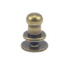 SRunDe 60 Sets 5mm Solid Brass Round Head Stud Screw