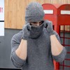 Set de Bufanda, Gorro y Guantes Invierno Unisex para Hombre