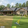 Thatch Rake for Lawn, 15 Inch Lawn Dethatcher with Dual-Edge