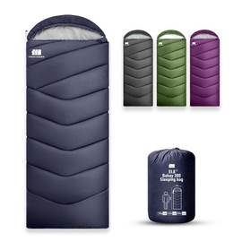 Sleeping Bags for Adults Cold Weather,Portable, Waterproof,Lightweight Camping Sleeping Bag for Tall Girls Boys with Compression Sack for Warm Camping, Hiking, Outdoor & Indoor