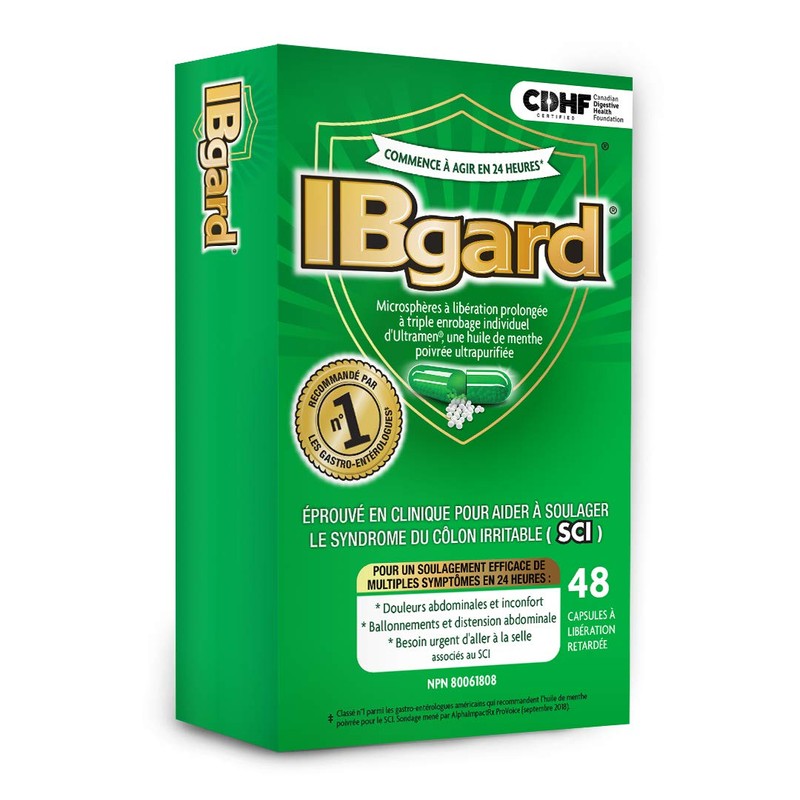 IBgard ®, Natural Health Product for the relief of IBS