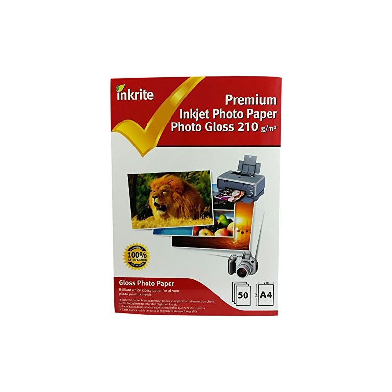 Inkrite A4 210 gsm Premium "PhotoPlus" Professional Photo Gloss Paper