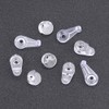 60 Pieces Glass Door Retainer Clips Fixing 3-5mm Thick Plastic