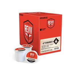 REVV Afterburner, Single-Serve Keurig K-Cup Pods, Dark Roast Coffee, 24 Count