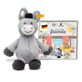 tonies Audio Figures for Toniebox, Steiff Soft Cuddly Friends with Audio Play - Dinkie Donkey, Good Night Stories for Children from 3 Years