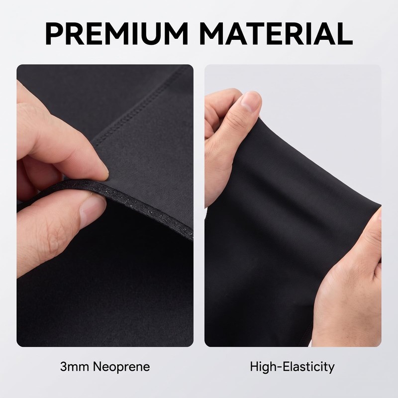 Ski Cover, 3MM Neoprene Ski Sleeve with Detachable Shoulder Strap,