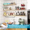 WELDUN 2 Pack Floating Shelf Brackets 15 cm, Heavy Duty