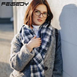 FEISEDY Vintage Oval Blue Light Glasses for Women Men Stylish Lightweight 90s Eyeglasses Fake Nerd Y2k Eyewear Frame B0242