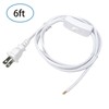 Lamp Cord with Switch Plug, 2 Prong Extension Cord 6