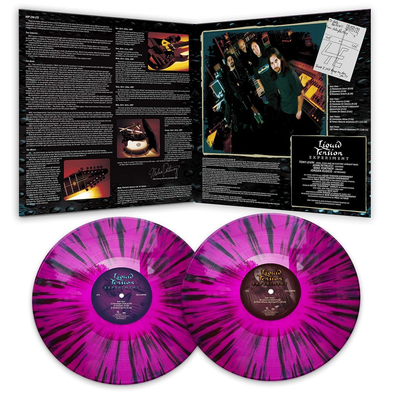 Liquid Tension Experiment - Purple/black Splatter