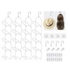 MASDFEL 20 Pack Hat Wig Hanger Stand Organizer for Multiple