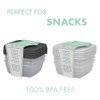 4 Pack 300ML Small Food Containers with Lids Set -
