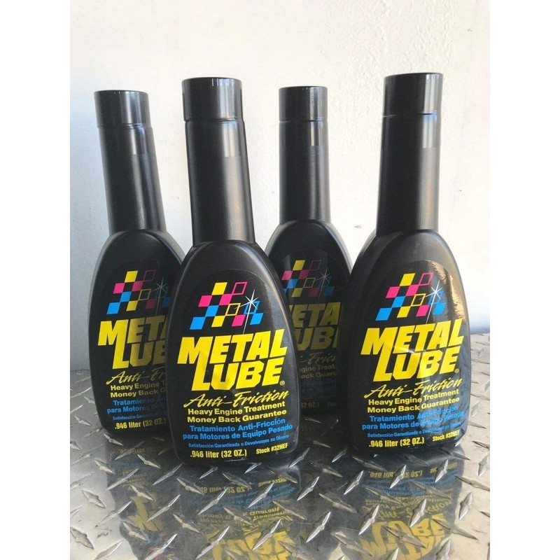 Metal Lube Anti-Friction Heavy Engine Treatment 32 Oz (2 Pack)