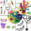 Cldamecy 100 pcs Black Pipe Cleaners with 20 pcs Googly