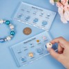 PH PandaHall 2pcs Bead Measuring Ruler Acrylic Measuring Tool Bead