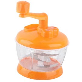 Manual Vegetable Grinder Stainless Steel Food Grade Compact Portable for Kitchen Restaurant (6 Blades)