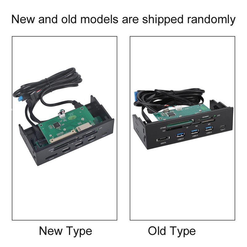 Internal Card Reader, 6 Card Slots ESATA Port USB 3.1