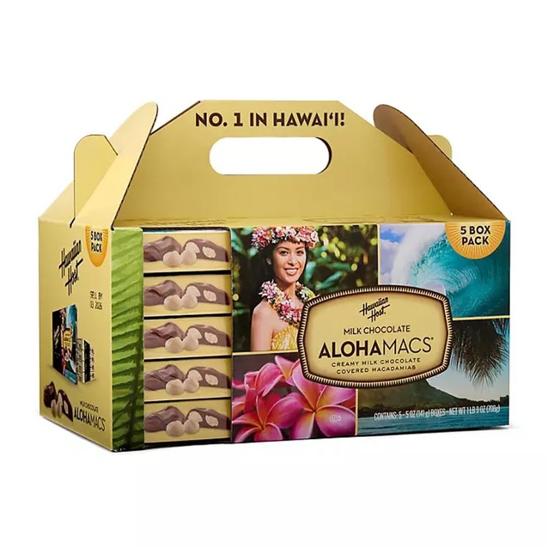 Hawaiian Host Alohamacs Milk Chocolate The Original Chocolate Covered Macadamia