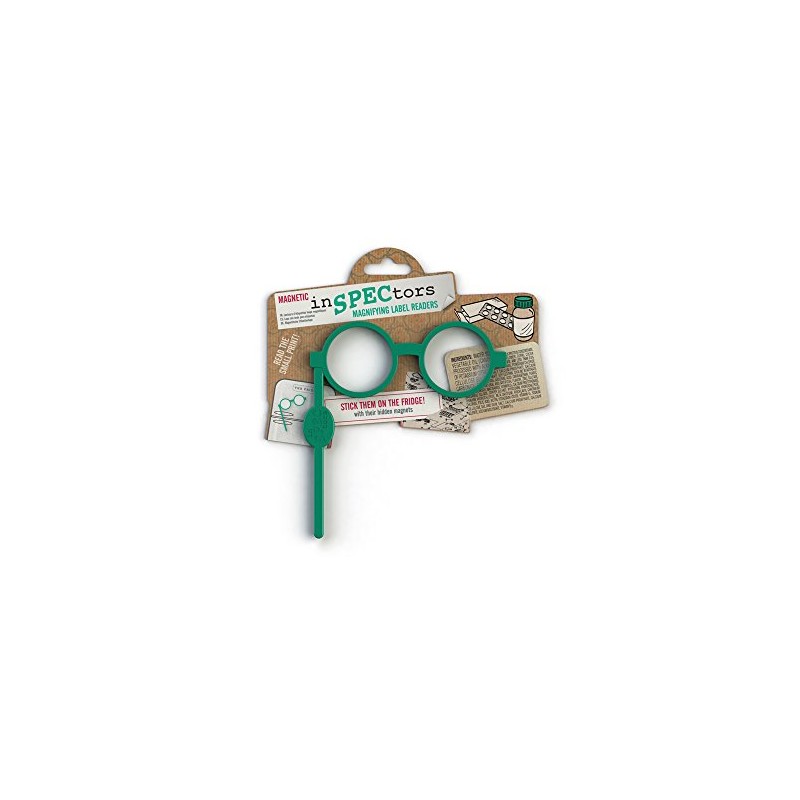 IF Inspectors Magnetic Label Reader Magnifier Glasses - Green