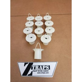 Ztrap DOG PROOF CAP COVER TRAPS ZTRAP DUKE GRIZZ FB1 FB2 12 COUNT ZCAPS ALL METAL MADE