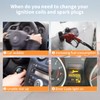 BDFHYK Ignition Coil Pack and Iridium Spark Plugs Compatible with