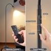 Reading Floor Lamp, 72" Tall LED Lamp with Flexible Gooseneck,